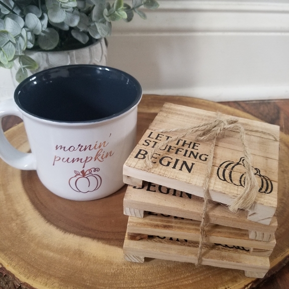 Mud Pie Other - 🆕️ wooden coasters ☕make an offer